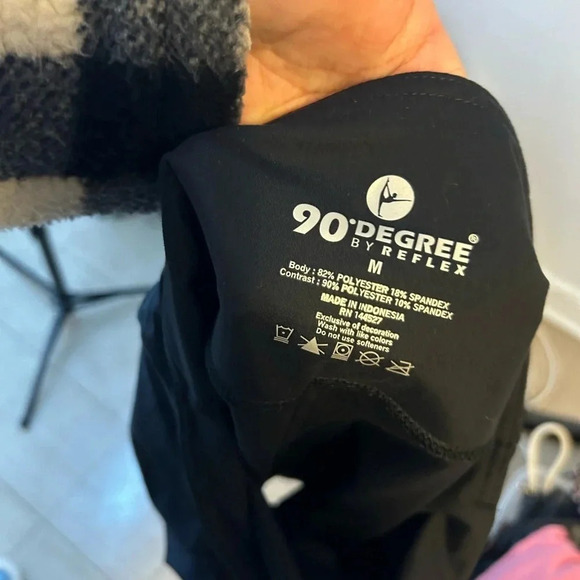 NWOT 90 DEGREE BY REFLEX 4” BIKE SHORTS - Picture 3 of 3